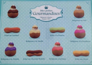 Poster Mes petites gourmandises (blue)